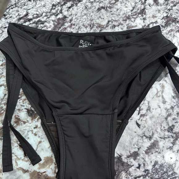 Ruby Black Bikini Bottoms - Picture 1 of 4